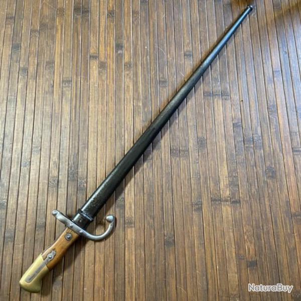 BELLE BA�ONNETTE GRAS DE ST �TIENNE 1880 MONOMATRICULE ?