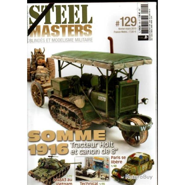 steel masters 129 (attentat de 2015) insignes canons automoteurs wh, transporteur lourd chenill� mt-