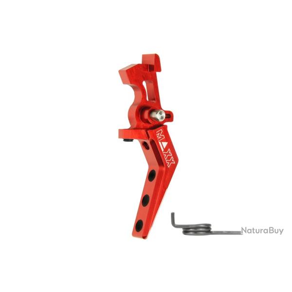 D�tente aluminium CNC SPEED pour M4 Style A Rouge Maxx Model