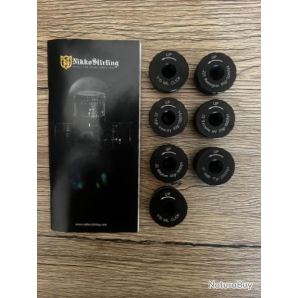 Lot r�glage lunette optique Nikki Stirling neuf ( molette de r�glage )
