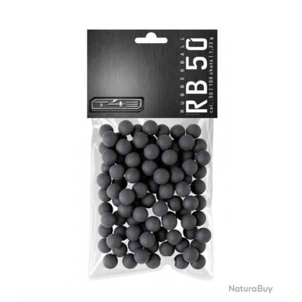 D�stockage ! - Billes caoutchouc T4E Umarex Defense 1,23 g - Cal. 50 x5 paquets