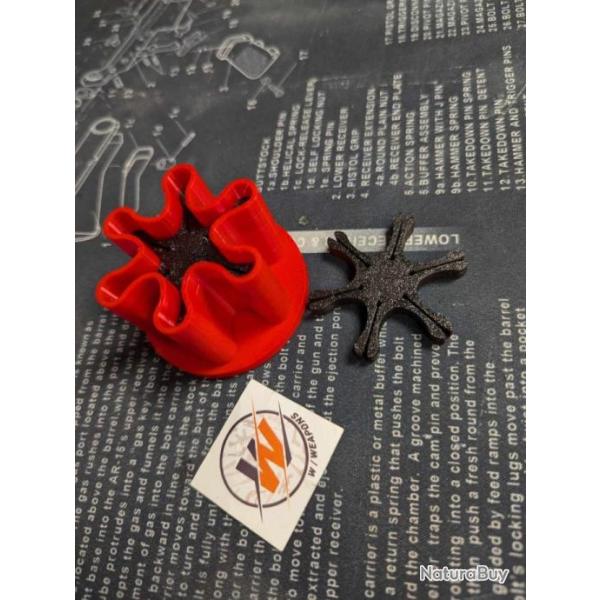 POUDRE NOIR  - Boite de rangement pour SANS 5 �toiles porte amorces (Boite seule sans les �toiles )