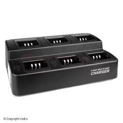 Chargeur rapide 6 alv&eacute;oles compatible Kenwood pour bat. lithium KNB55