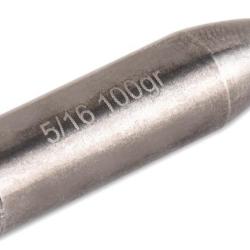 BUCK TRAIL - Pointe Bullet Acier F&ucirc;t Bois 5/16 125 grains