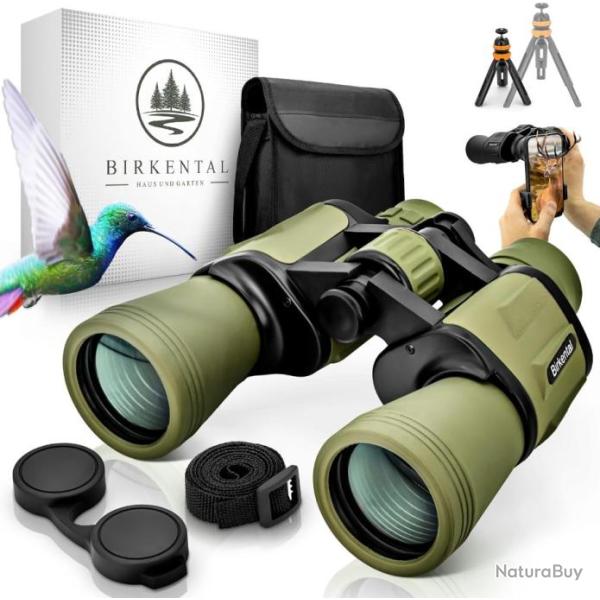 Jumelles pour Adultes 10x50 Objectif Zoom HD tanches Astronomie Chasse Livraison Rapide et Gratuite