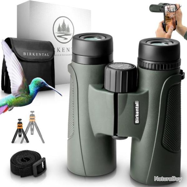 Jumelles pour Adultes 12x42 Objectif Zoom HD �tanches Chasse Astronomie Livraison Rapide et Gratuite