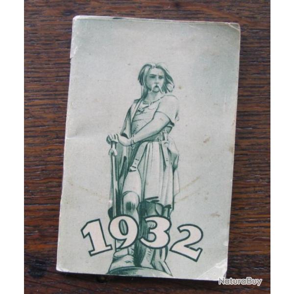 Calendrier du soldat fran�ais - 1932