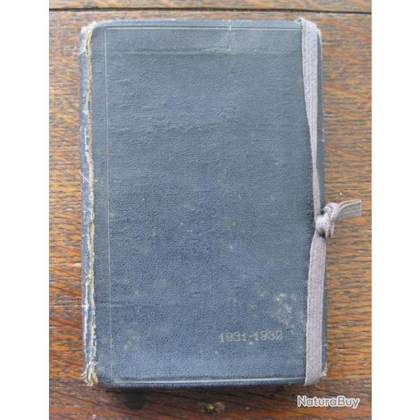 Agenda militaire � l'usage des officiers - 1931/1932