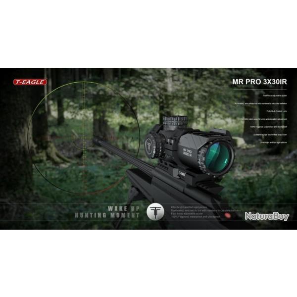 T-Eagle Lunette De Vis�e MR PRO 3X30 Paiement en 3 ou 4 fois -