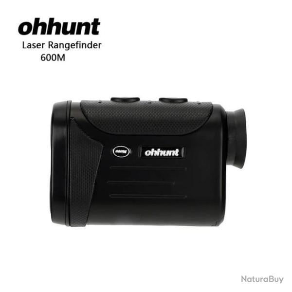 Ohhunt Telemetre Laser 600M Noir Paiement en 3 ou 4 fois -
