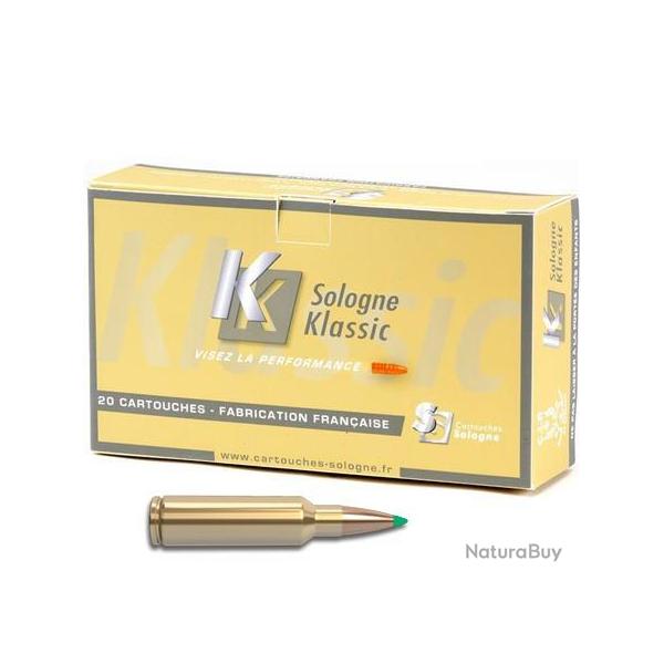 Munitions SOLOGNE calibre 300 WSM Nosler BT 180gr - 11.7g x20