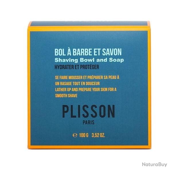 C240 Bol � rase Plisson en porcelaine avec couvercle et savon