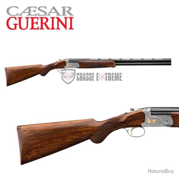 Fusil CAESAR GUERINI Tempio Light Ergal Nickel Cal 12/76 71cm Monod�tente Crosse Anglaise