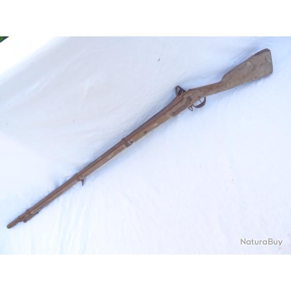 317- lot , bon fusil r�glementaire a silex pour ceux qui aiment les armes bien jus pour leur plaisir