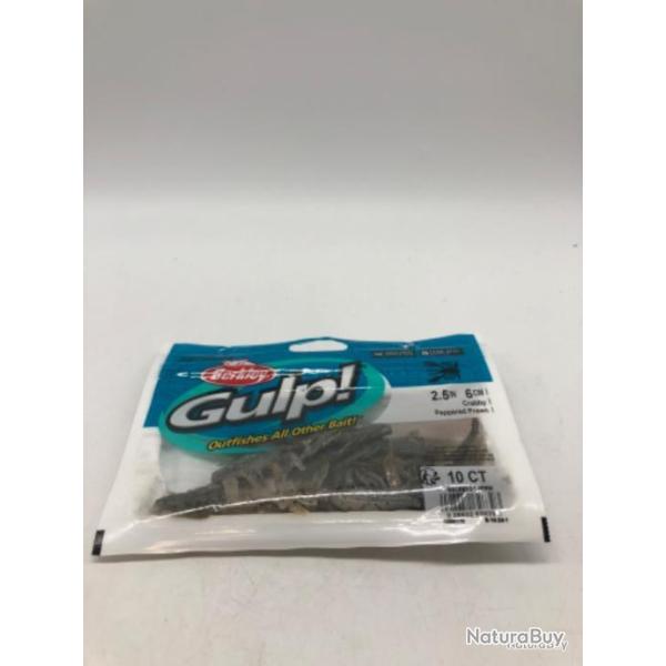 10 leurres souples crabby peppered prawn Berkley gulp