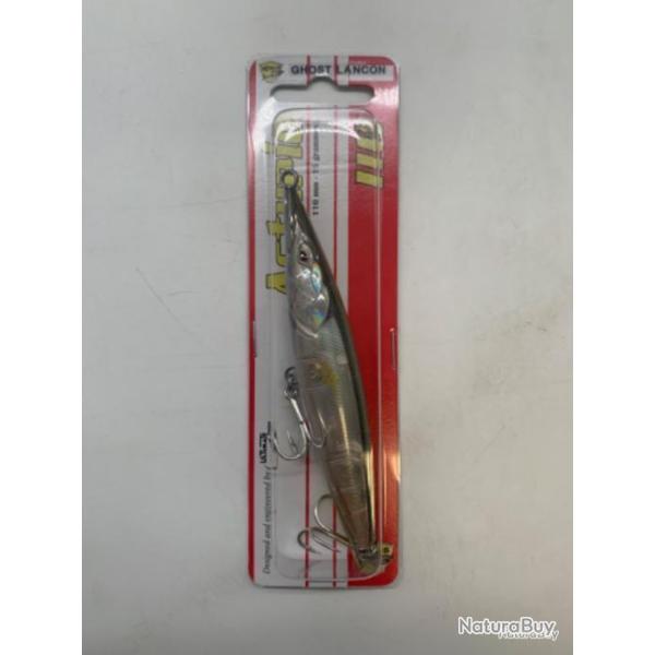Leurre dur ultimate fishing Xorus Asturie 110 ghost lancon