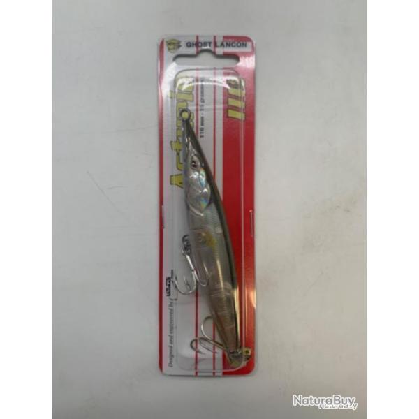 Leurre dur ultimate fishing Xorus Asturie 110 ghost lancon
