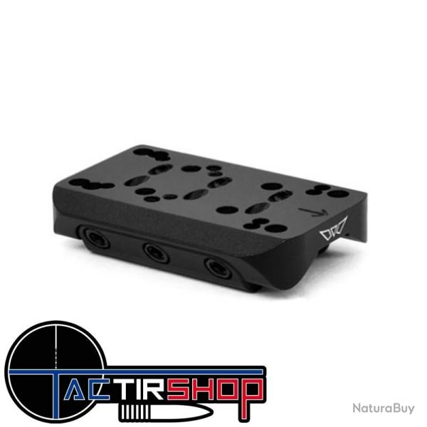 Support point rouge pour bande ventil�e Warne Red-dot Shotgun Rib Reflex Mount