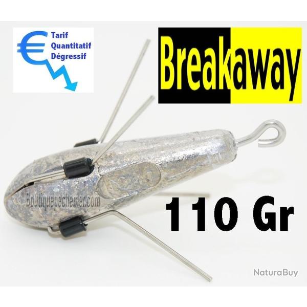 ( 110 GR )PLOMB D�BRAYABLE BREAKAWAY � TIGE COURTE