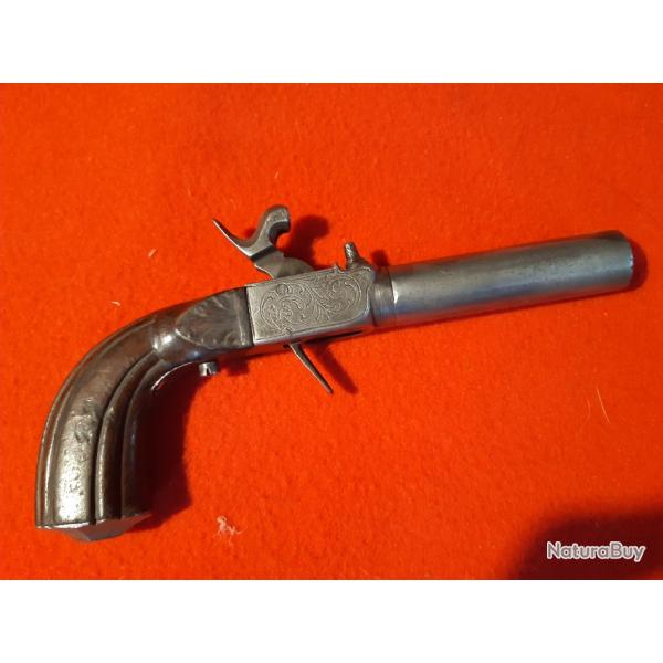 Pistolet civil � percussion des ann�es 1840 - mod�le � balle forc�e