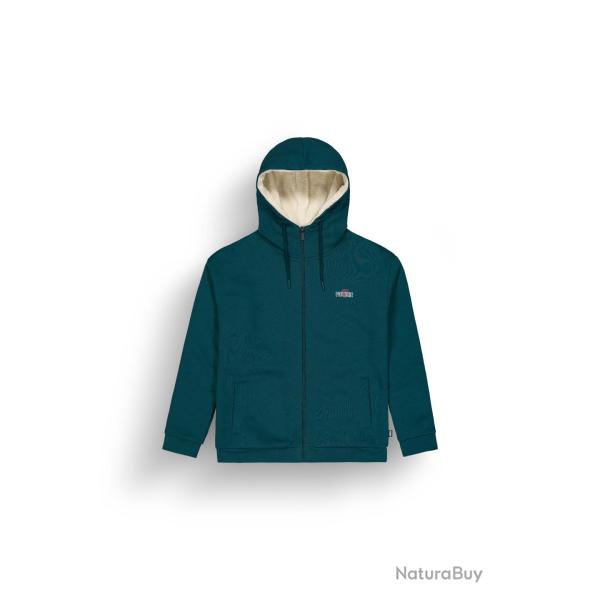 Veste Zippe Capuche Glimma Plush Zip Hoodie Picture Bleu Vert