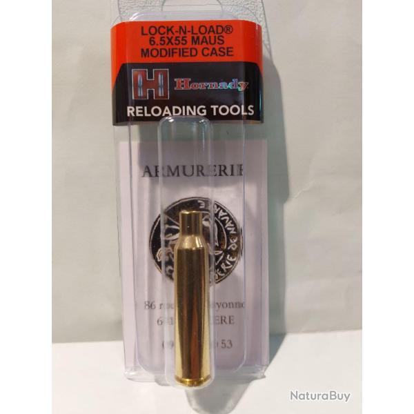 HORNADY LOCK -N-LOAD - DOUILLE MODIFIEE: CAL 6.5X55 B65X55
