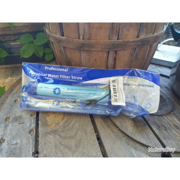 NEUF - Paille filtration eau - survie