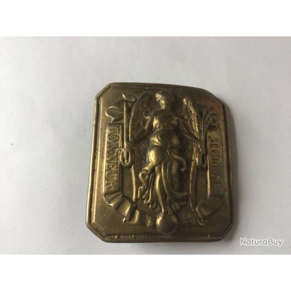 VENDU PAR LE-CUIRASSIER N� 1 BOUCLE  OFFICIER INFANTERIE MOD�LE 1845  60X58 MM