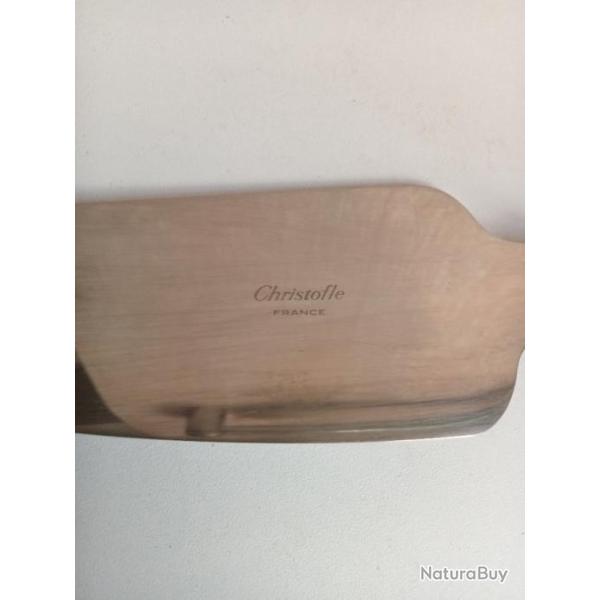 pelle a tarte sign� christofle metal argent�