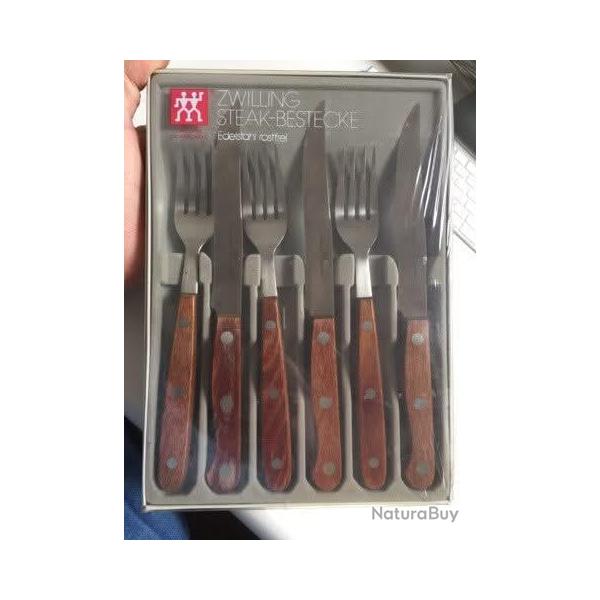 Henkels Set 3 couteaux � steak , fourchettes Neuf avec emballage d�fraichit 73912000