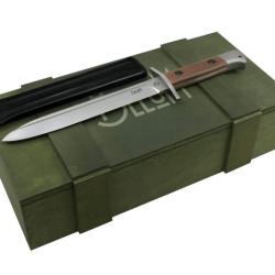 Couteau Maserin 989 Belum &Eacute;dition Limit&eacute;e - Lame N690 Satin&eacute;e 20,2 cm | Manche Pao Santos