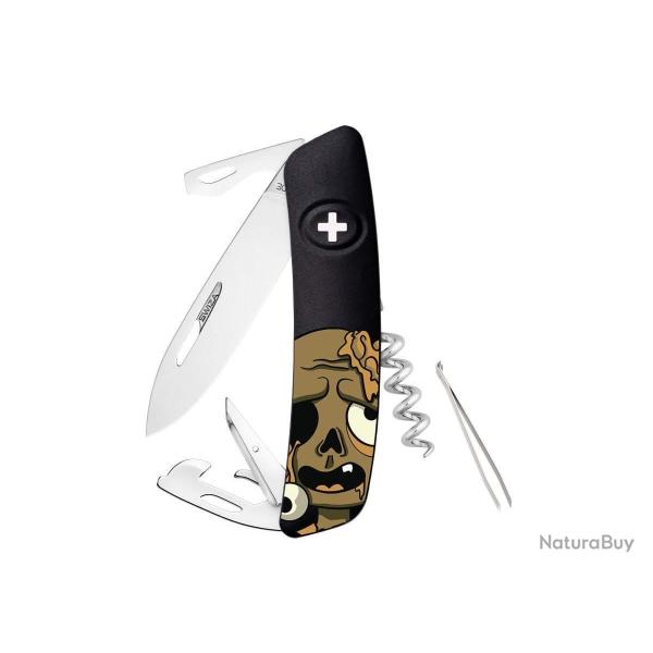 Swiza D03 Zombie - griffure sur le dessin du zombie