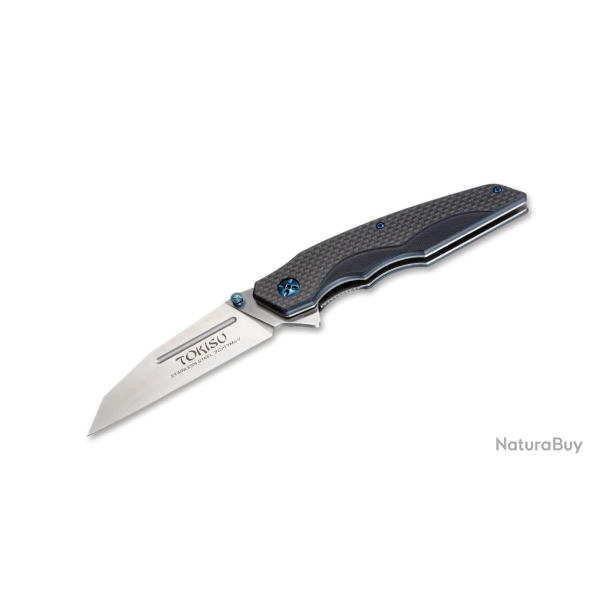 Tokisu Couteau pliant Tokisu 01RU063 /  18449 -  lame 7Cr17MoV, G10 & fibre de carbone, liner lock