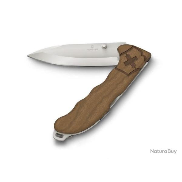 Victorinox Evoke Brun - Couteau Pliant lgant en Bois de Noyer