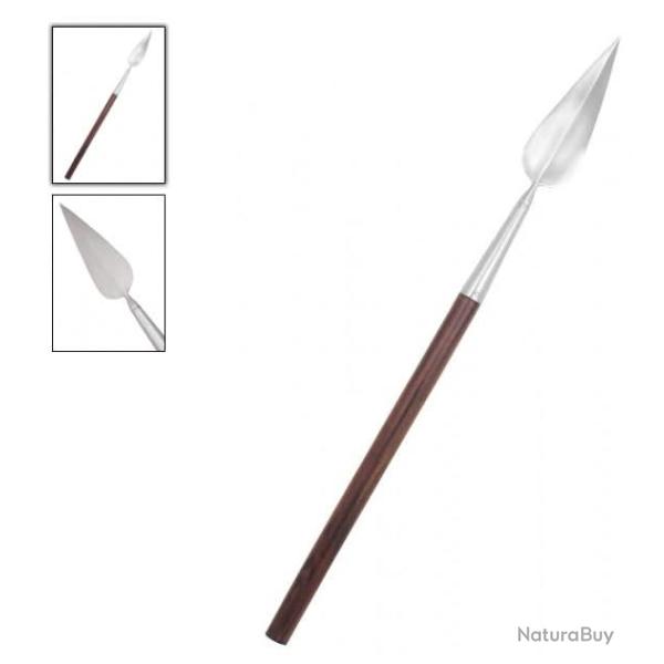 Wiking Javelot Lance de jet d�corative courte avec manche en bois.