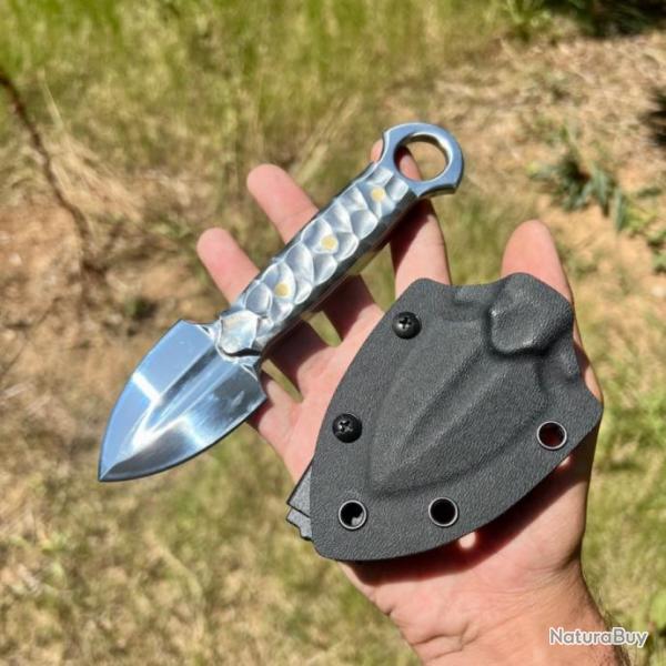 Couteau dague combat tactique avec �tui kydex