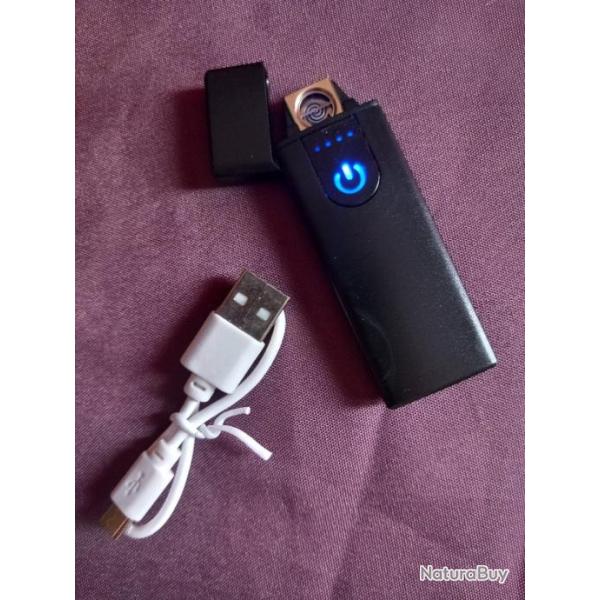Briquet �lectrique rechargeable noir