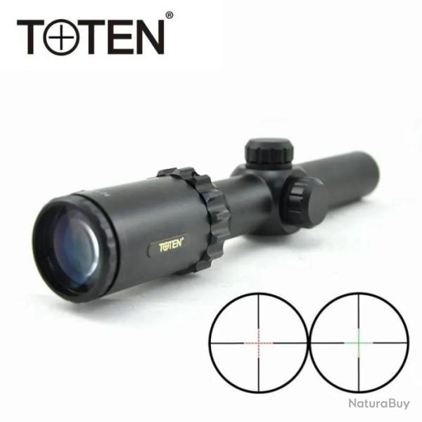TOTEN Lunette De Vis�e 1-8X24L R�ticule Illumin� paiement en 3 ou 4 fois -