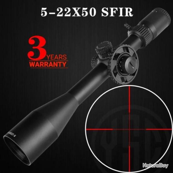 Ohhunt Lunette De Vis�e 5-22x50 SFIR Paiement en 3 ou 4 fois -