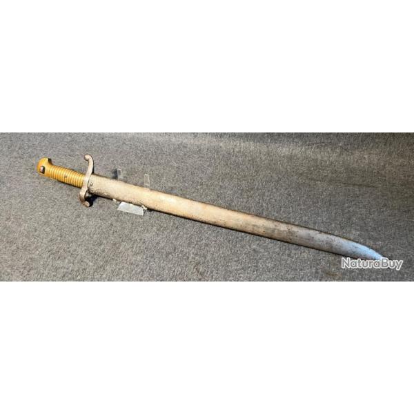 SABRE BA�ONNETTE 1842 AVEC FOURREAU
