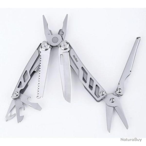 Pince Multifonctions NexTool Flagship Pro Multi Tool Manche Acier : Lames Ciseaux Tournevis NXKT5020