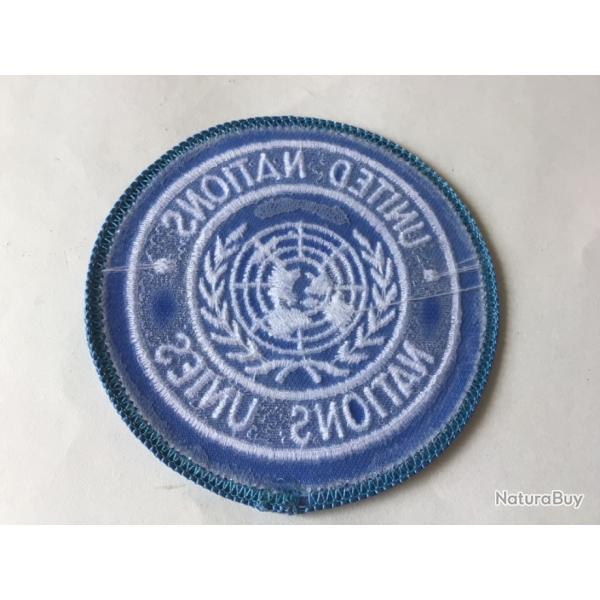 VENDU PAR LE-CUIRASSIER N� 2 INSIGNE D'�PAULE EN TISSUS ONU