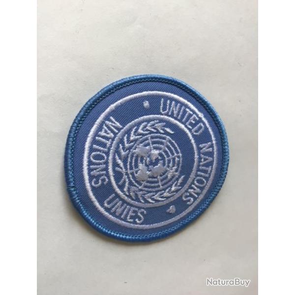 VENDU PAR LE-CUIRASSIER N� 3 INSIGNE D'�PAULE EN TISSUS ONU