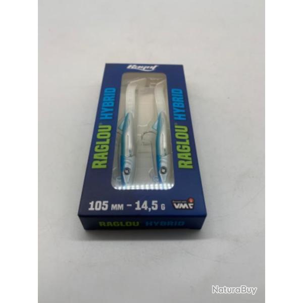 2 leurres souples ragot Raglou hybrid  105mm 14,5g