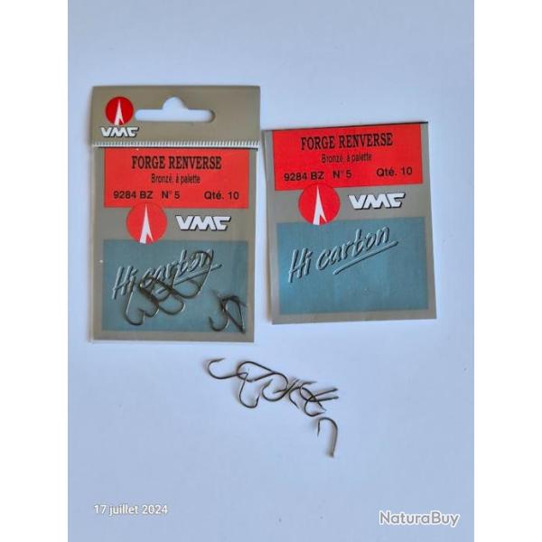 Lot de 20 hame�ons � palette carnassier 9284 taille 5 VMC