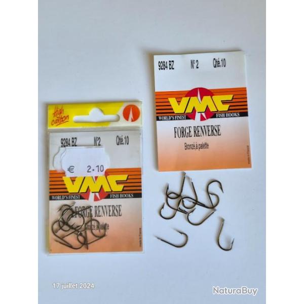 Lot de 20 hame�ons � palette carnassier 9284 taille 2 VMC
