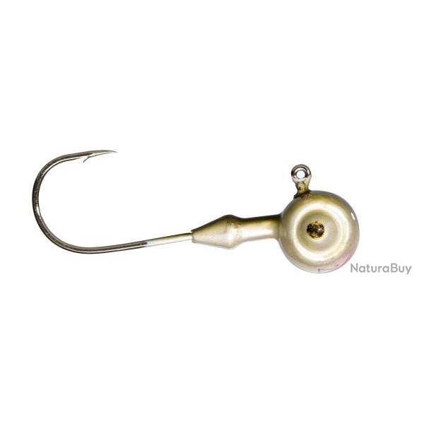 T�tes Plomb�es GUNKI G'Foot Natural Brown White 10g 3/0