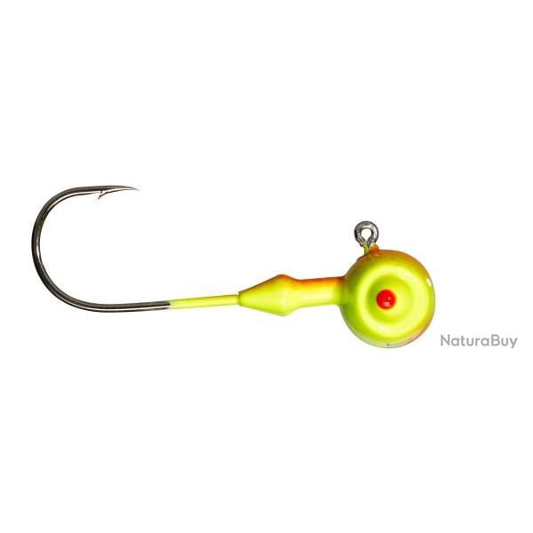 T�tes Plomb�es GUNKI G'Foot Orange Fluo Yellow 7g 3/0