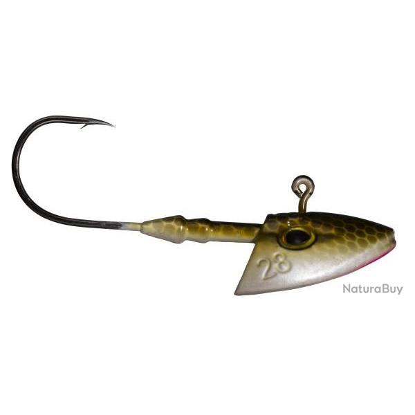 T�tes Plomb�es GUNKI G'Verti Natural Brown White 28g 5/0