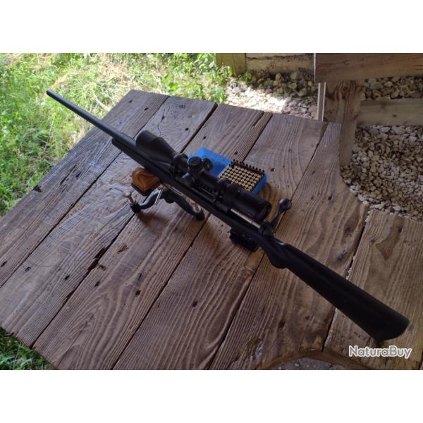 Carabine Savage 110 varmint quasi neuve + rail MDT 20moa + n�cessaire pour recharger - 4X sans frais